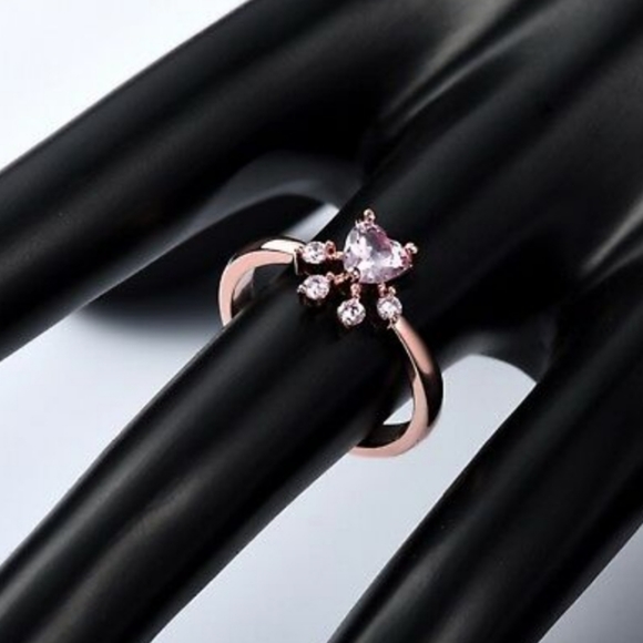 100% QUARTZ PUPPY🐕🐾PAW ADJUSTABLE RING - Picture 3 of 4